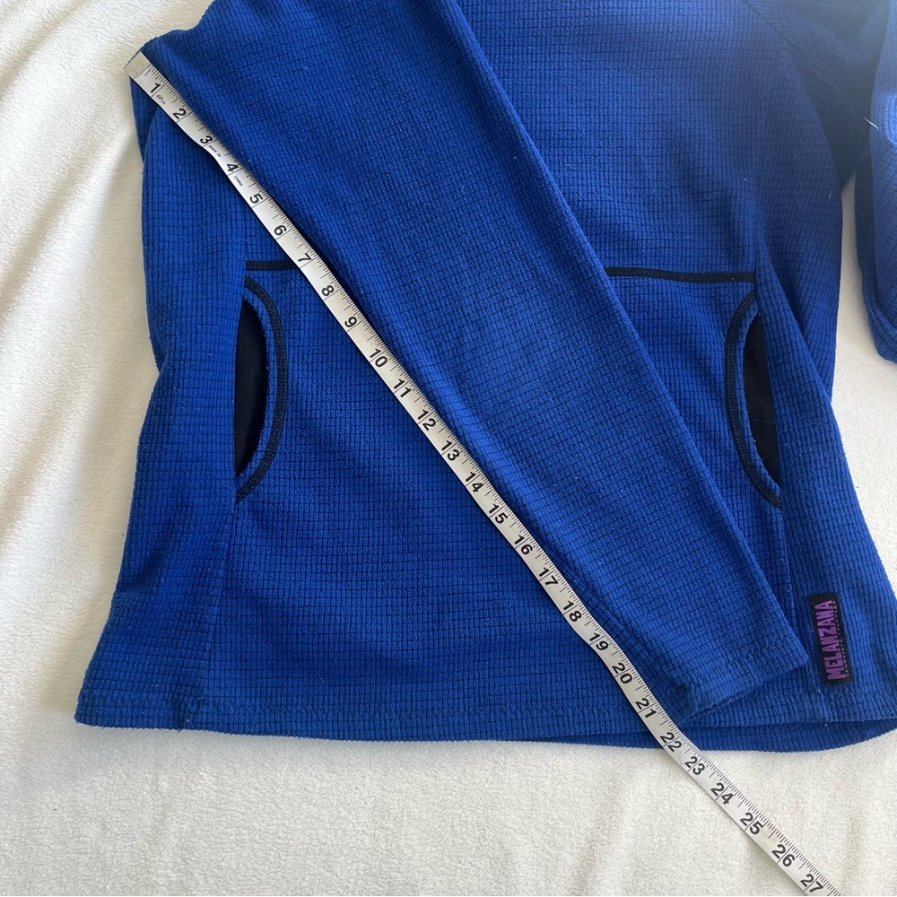 Melanzana Micro Grid Hoodie – 
Blue medium Women’s - Picture 5 of 7